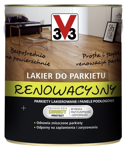 lakier V33 do renowacji parkietu 